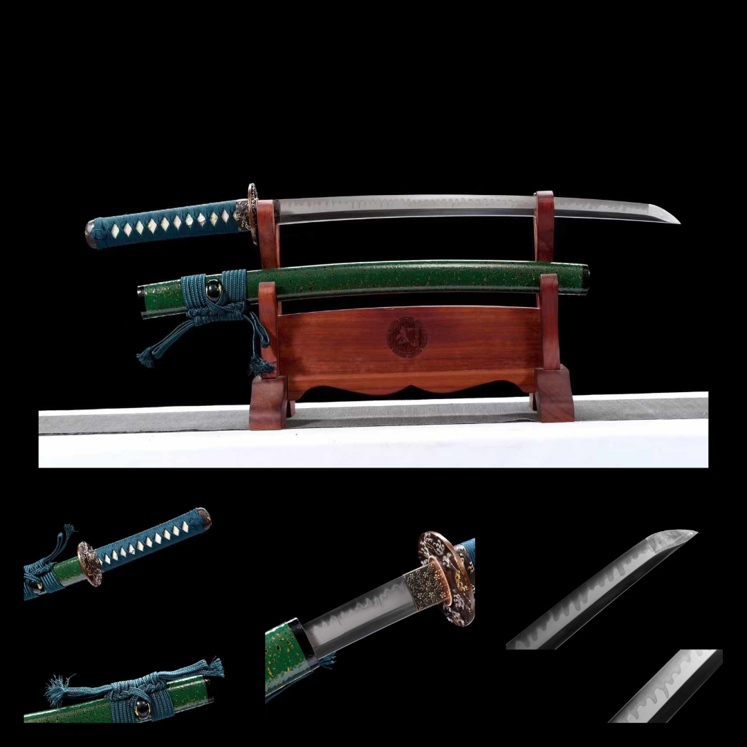 Wakizashi thép t10 / CLAY TEMPERED [MSP 30]